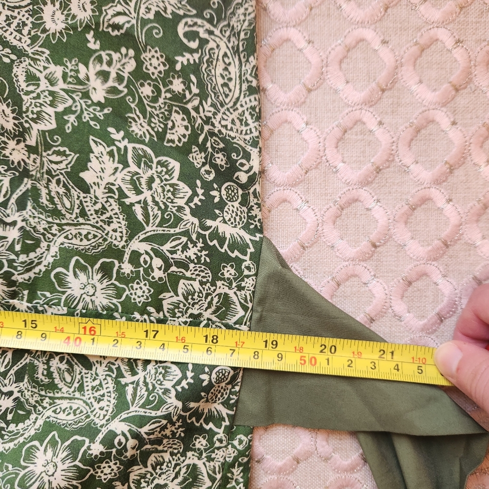 🆕️NWT Taylor Tillman Women's Julie Midi Dress in Olive Paisley, Size S/M, $225 - Picture 10 of 12